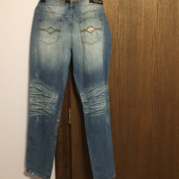 NWT Red Jeans NYC 7/8 Boyfriend distressed - Picture 8 of 8